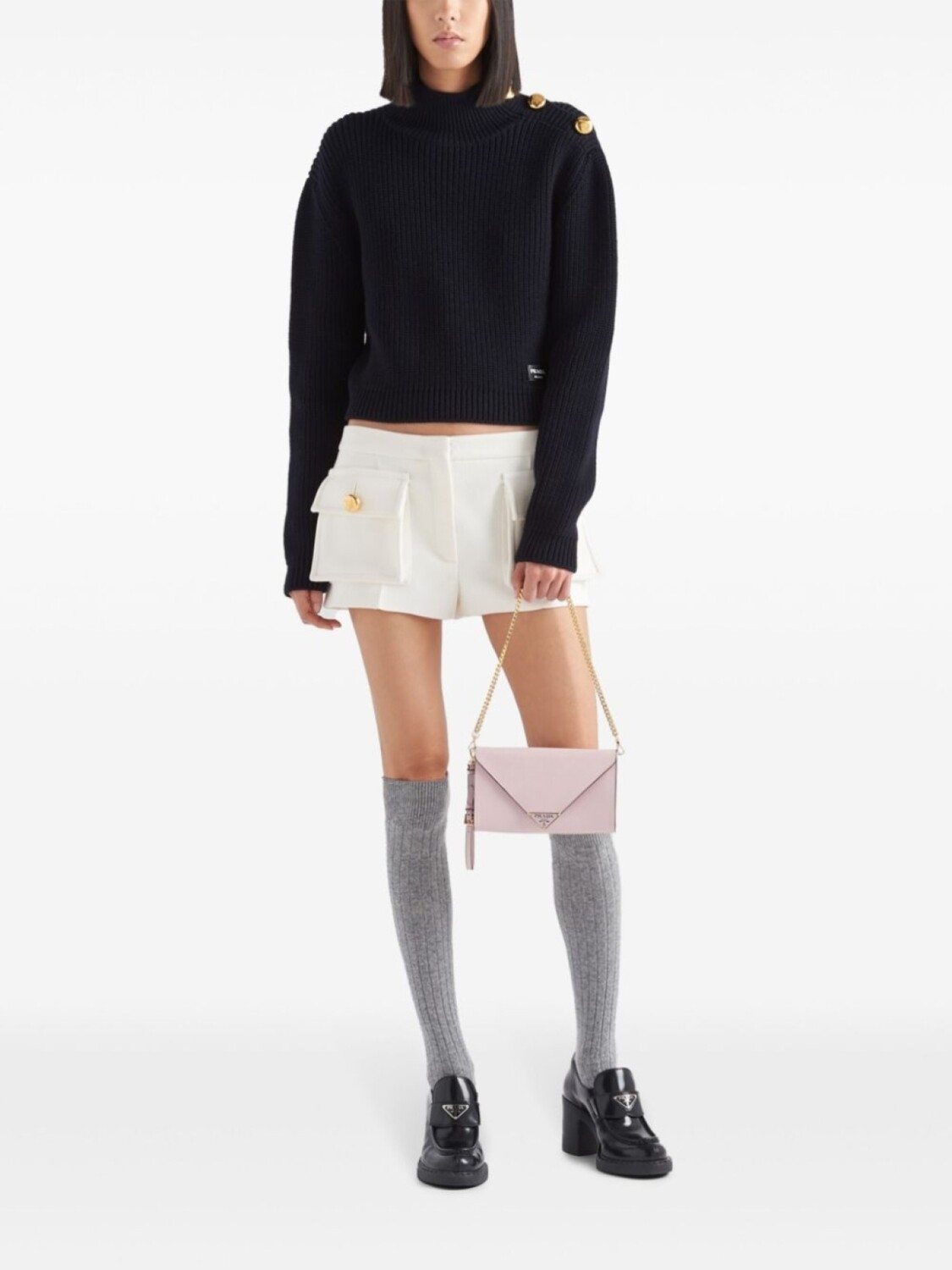 Клатч-конверт Prada из сафьяновой кожи, розовый
Клатч-конверт Prada из сафьяновой кожи, розовый