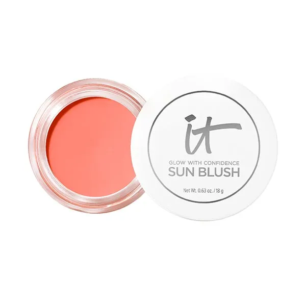 Кремовые румяна Glow With Confidence Sun Blush It Cosmetics, цвет light medium
Кремовые румяна Glow With Confidence Sun Blush It Cosmetics, цвет light medium