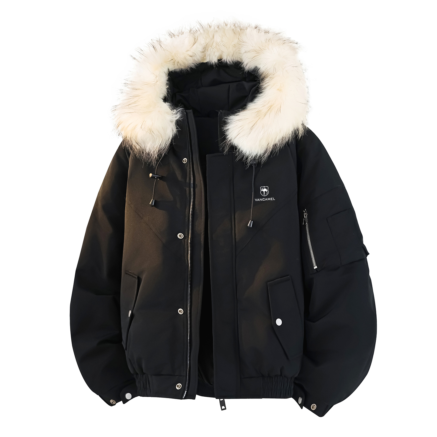 Пуховик Unisex Thickened Parka Down Jacket VanCamel, черный
Пуховик Unisex Thickened Parka Down Jacket VanCamel, черный