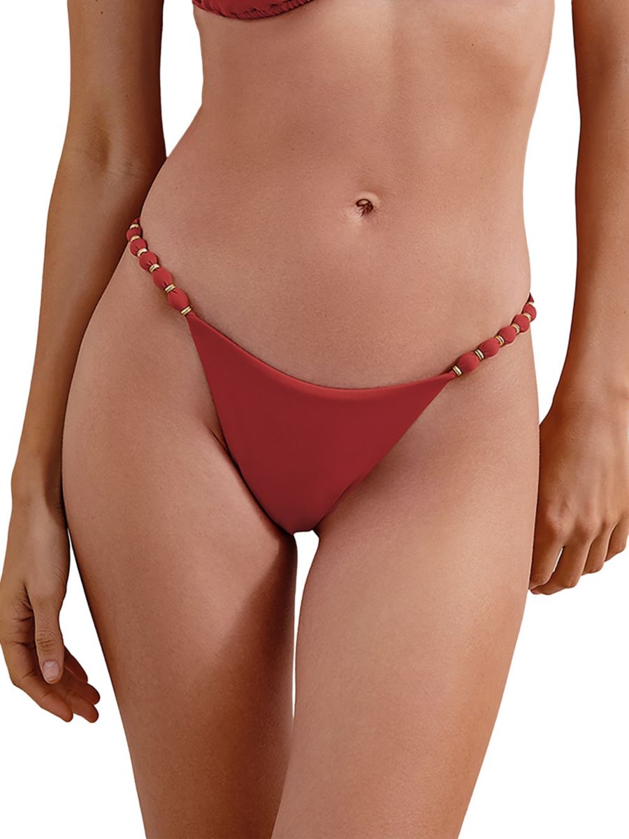 Плавки бикини с бисером ViX by Paula Hermanny, красный
Плавки бикини с бисером ViX by Paula Hermanny, красный