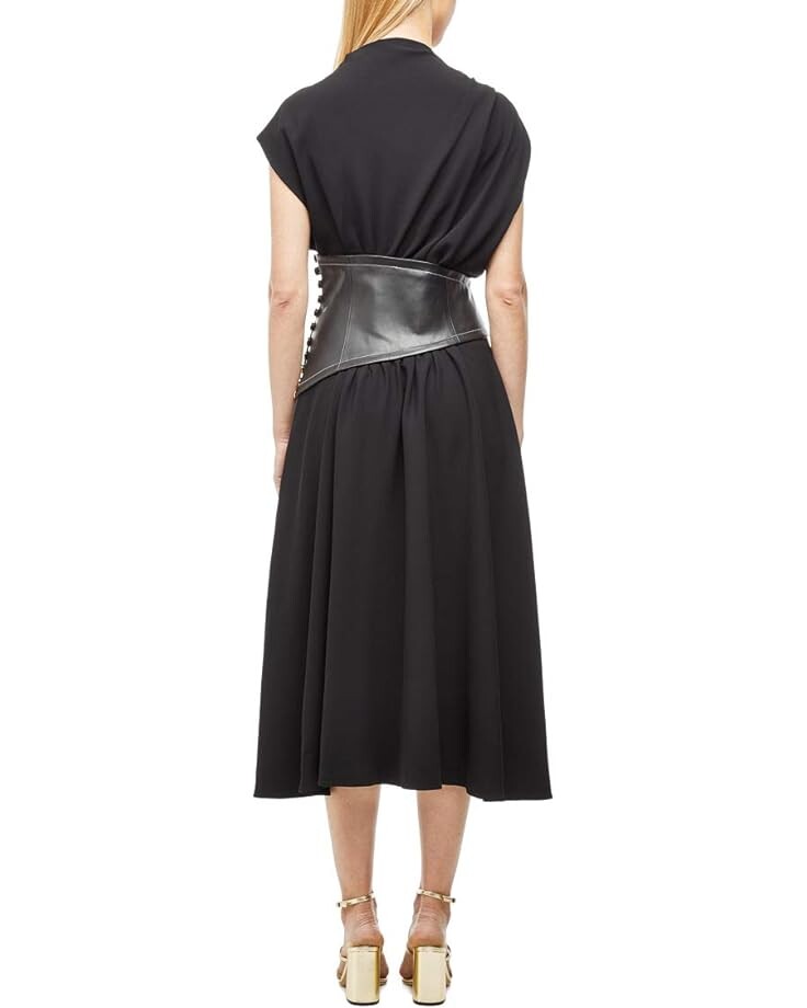 Платье Proenza Schouler Crepe Asymmetrical Dress with Leather Waistband, цвет Black/Black
Платье Proenza Schouler Crepe Asymmetrical Dress with Leather Waistband, цвет Black/Black