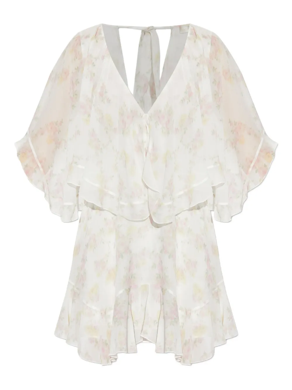 Платье Avaline с оборками и цветочным принтом LoveShackFancy, белый
Платье Avaline с оборками и цветочным принтом LoveShackFancy, белый