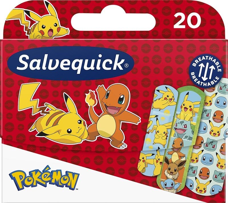 Патчи для детей Salvequick Plastry Pokemon, 20 шт
Патчи для детей Salvequick Plastry Pokemon, 20 шт