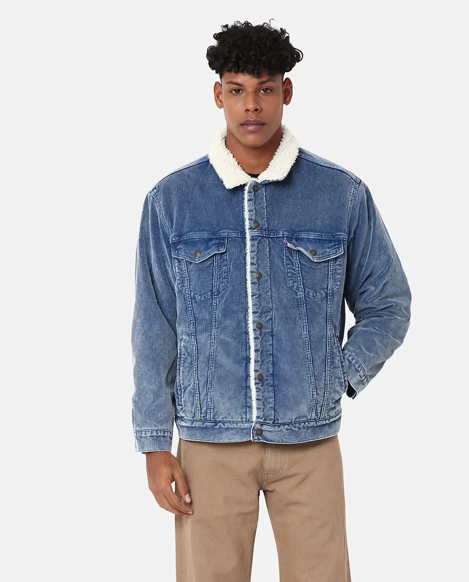 Мужская вельветовая куртка с подкладкой из овчины, свободного кроя Levi's, синий
Мужская вельветовая куртка с подкладкой из овчины, свободного кроя Levi's, синий