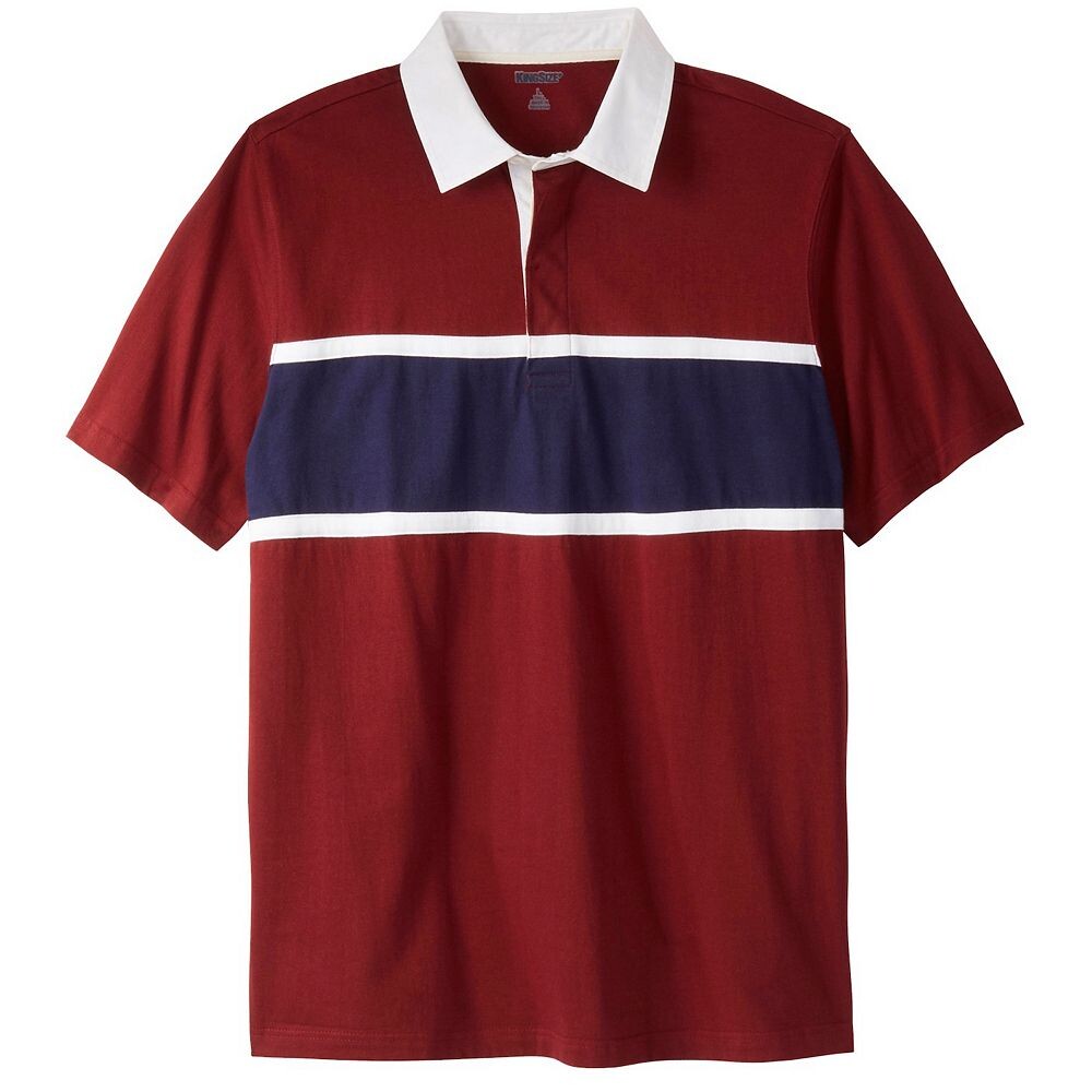 Мужское регби Kingsize с коротким рукавом для больших и высоких людей KingSize, цвет Rich Burgundy Rugby
Мужское регби Kingsize с коротким рукавом для больших и высоких людей KingSize, цвет Rich Burgundy Rugby