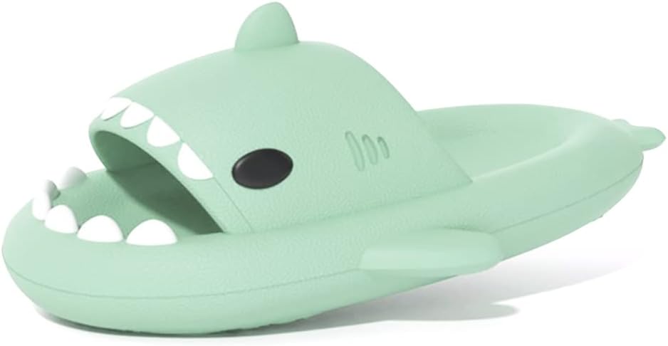 Шлепанцы welltree Shark для женщин и мужчин, оригинальные тапочки-подушки, шлепанцы с открытым носком и амортизирующей подошвой, светло-зеленый
Шлепанцы welltree Shark для женщин и мужчин, оригинальные тапочки-подушки, шлепанцы с открытым носком и амортизирующей подошвой, светло-зеленый