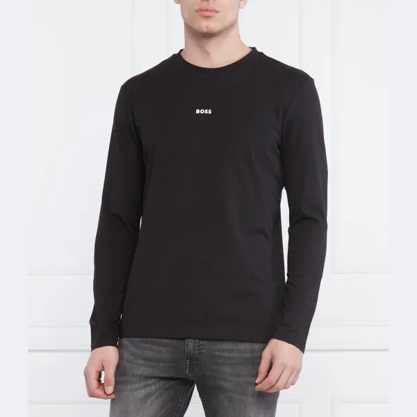 Футболка с длинным рукавом стандартной посадки Boss, черный
Футболка с длинным рукавом стандартной посадки Boss, черный