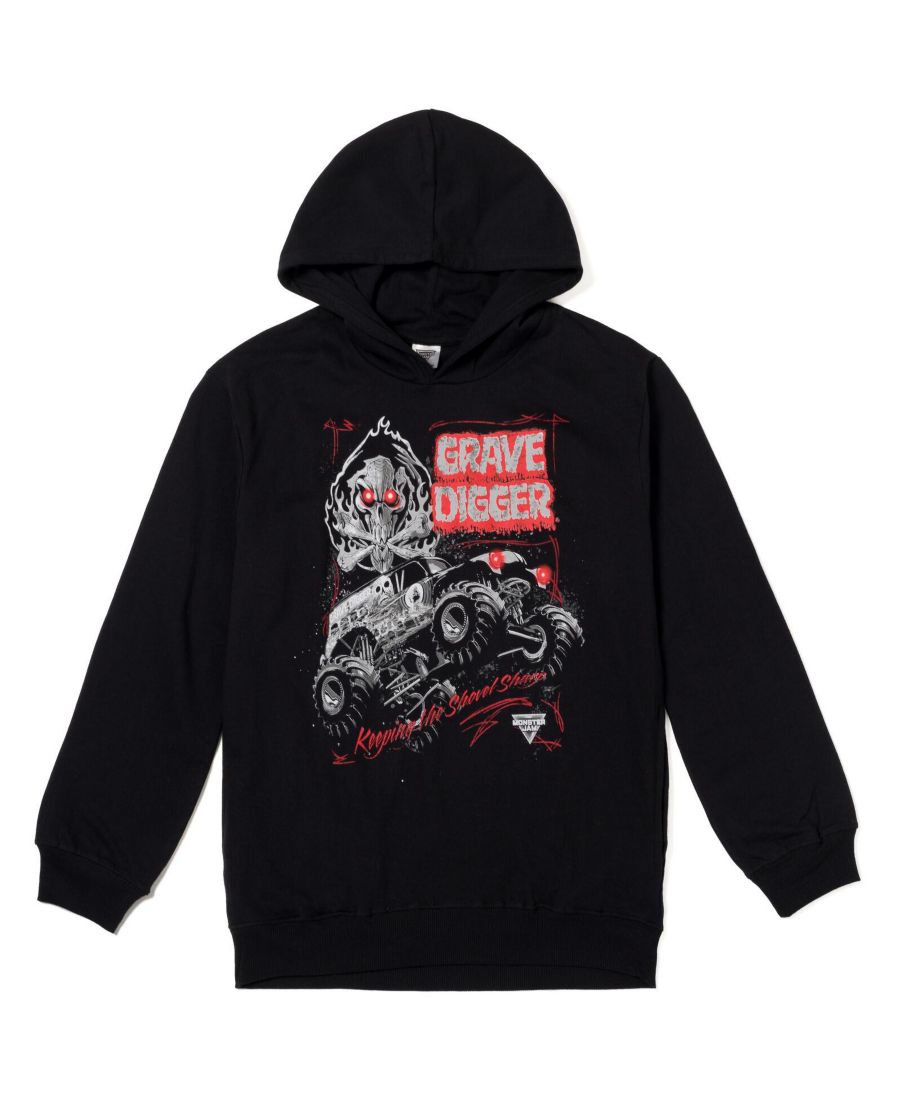 Детская флисовая толстовка с капюшоном Monster Jam, Black grave digger
Детская флисовая толстовка с капюшоном Monster Jam, Black grave digger