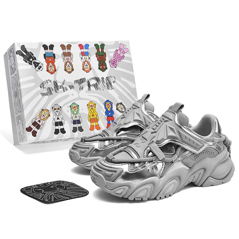 Низкие массивные кроссовки Mecha, мужские, титаново-серые, лимитированная серия SK.TRIP, Titanium Gray
Низкие массивные кроссовки Mecha, мужские, титаново-серые, лимитированная серия SK.TRIP, Titanium Gray