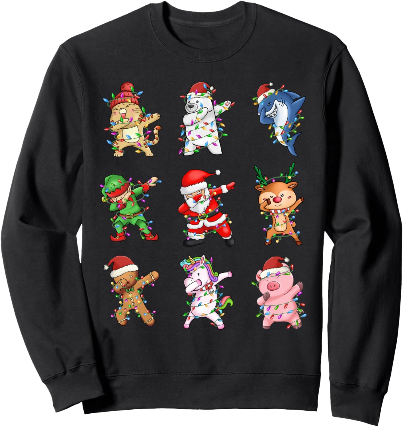 Мужская и детская толстовка Christmas Dove Santa Crew с изображением рождественской елки и гирлянд Funny Christmas Santa Claus Crew Dabbing Designs, черный
Мужская и детская толстовка Christmas Dove Santa Crew с изображением рождественской елки и гирлянд Funny Christmas Santa Claus Crew Dabbing Designs, черный