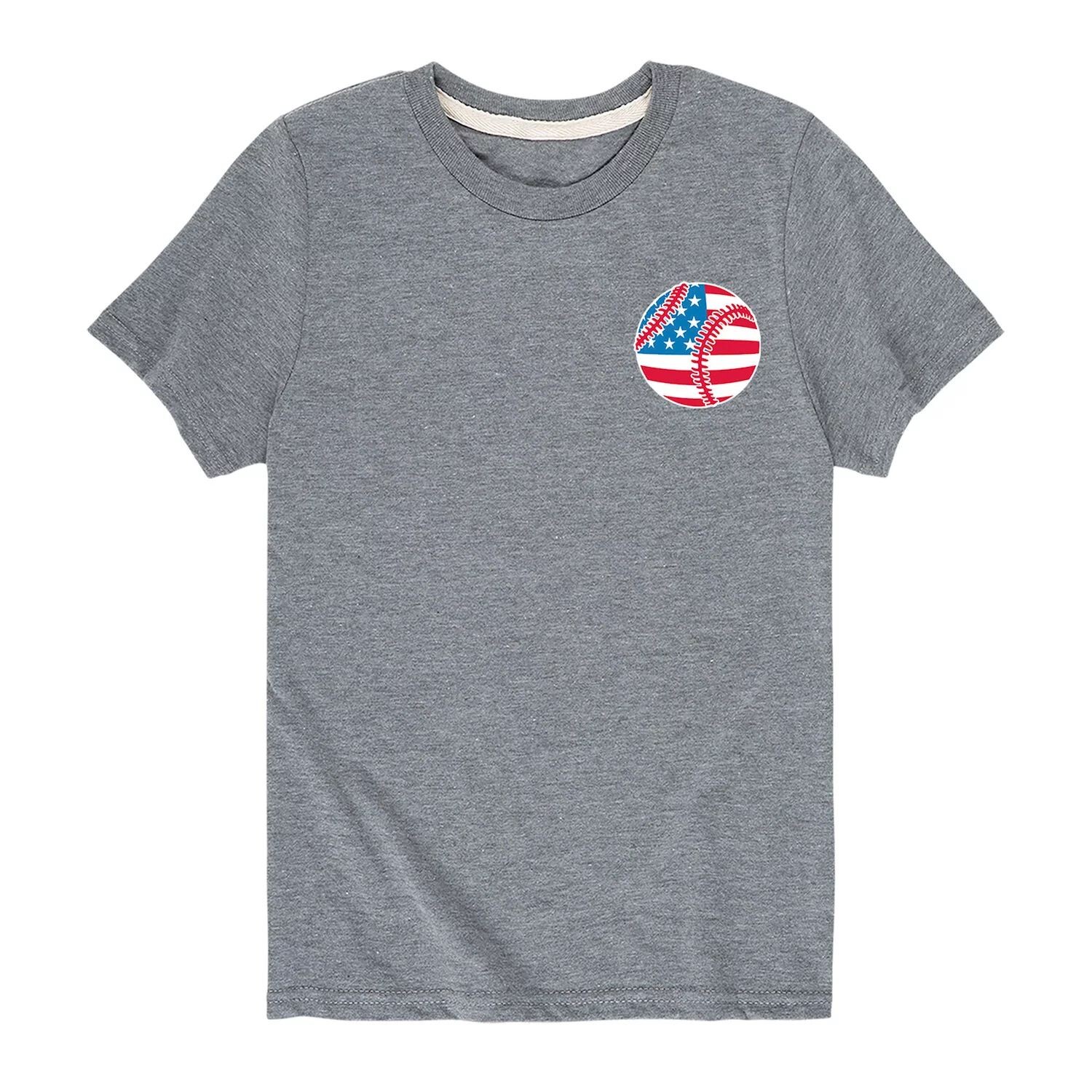 Бейсбольная футболка с флагом США для мальчиков 8–20 лет Licensed Character
Бейсбольная футболка с флагом США для мальчиков 8–20 лет Licensed Character