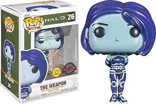 Funko POP! : Halo Infinite The Weapon #026 — эксклюзивная светящаяся в темноте виниловая фигурка, защитная пленка и коробка в комплекте, синяя, маленький размер 3,85 дюйма.
Funko POP! : Halo Infinite The Weapon #026 — эксклюзивная светящаяся в темноте виниловая фигурка, защитная пленка и коробка в комплекте, синяя, маленький размер 3,85 дюйма.