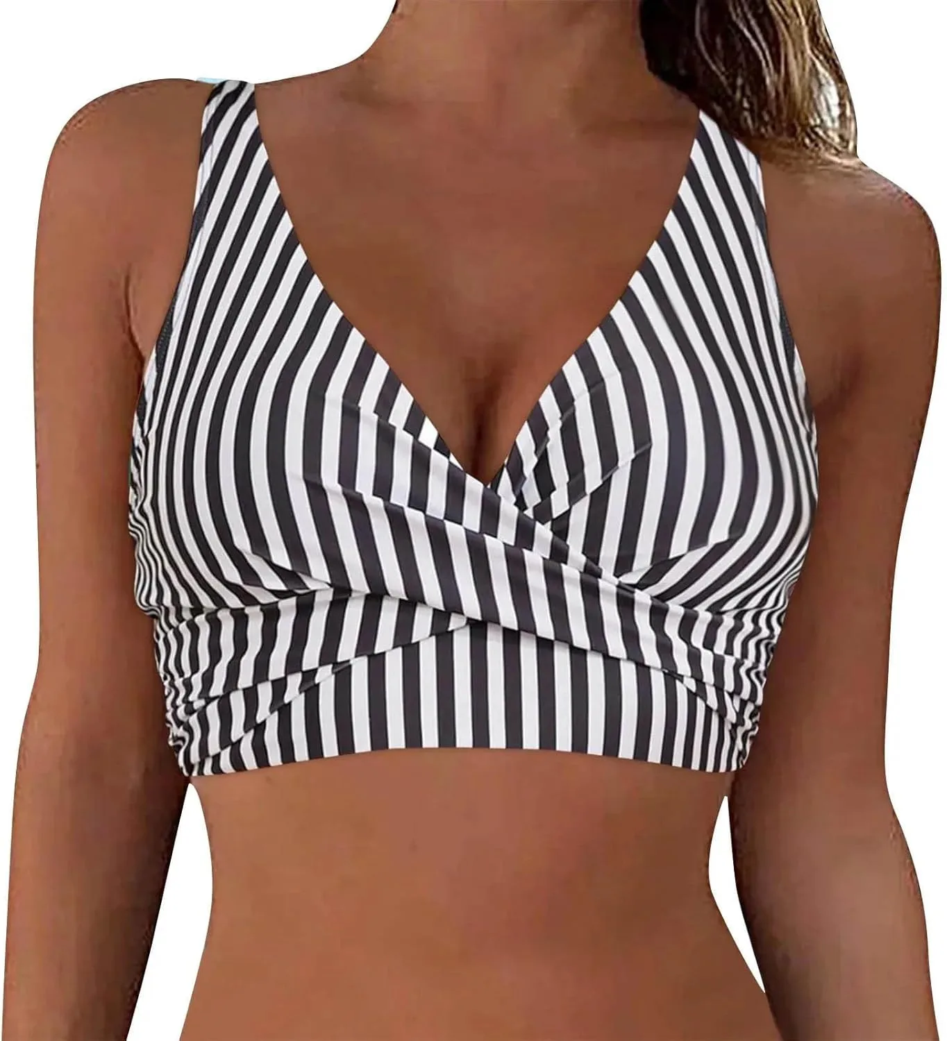 Firzero топ-бикини для женщин Push Up с V-образным вырезом и полным покрытием
Firzero топ-бикини для женщин Push Up с V-образным вырезом и полным покрытием