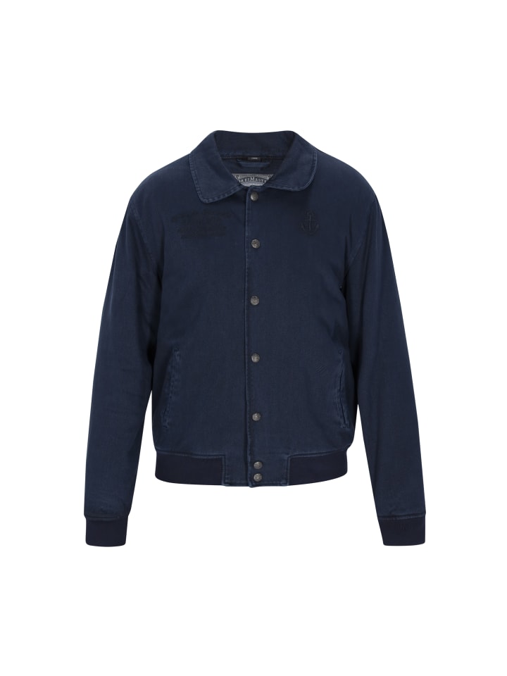 Мужская куртка темно-синего цвета DreiMaster Vintage
Мужская куртка темно-синего цвета DreiMaster Vintage