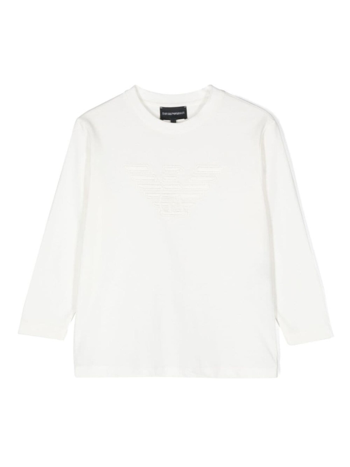 Emporio Armani Kids футболка с вышитым логотипом, белый
Emporio Armani Kids футболка с вышитым логотипом, белый
