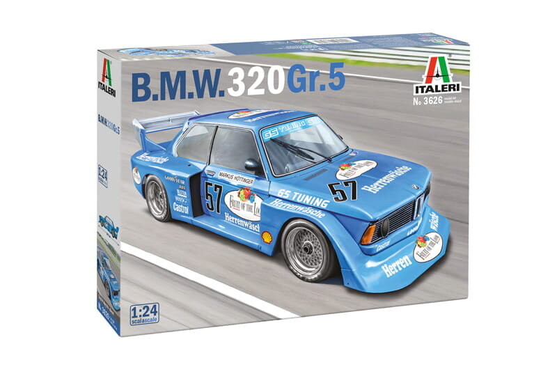 BMW 320 E21 (Группа 5) 1:24 Italeri 3626
BMW 320 E21 (Группа 5) 1:24 Italeri 3626