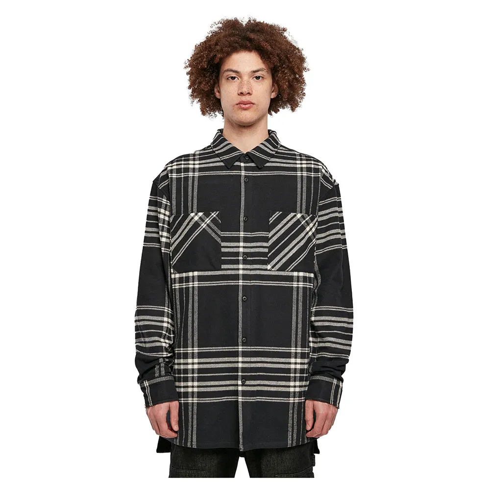 Рубашка с длинным рукавом Urban Classics Long Oversized Checked Summit, черный
Рубашка с длинным рукавом Urban Classics Long Oversized Checked Summit, черный