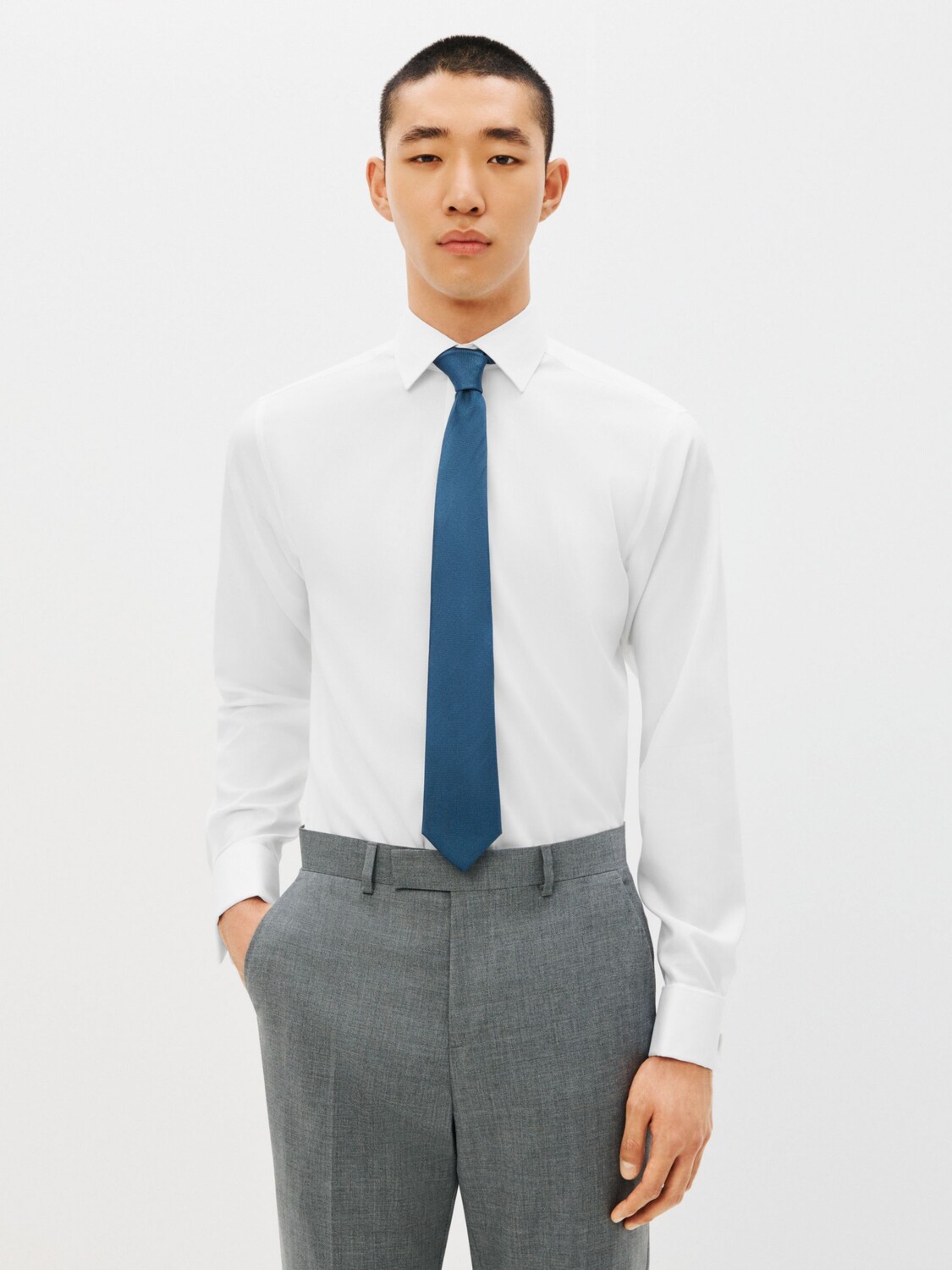 Рубашка узкого кроя John Lewis из твила с двойными манжетами, белая
Рубашка узкого кроя John Lewis из твила с двойными манжетами, белая