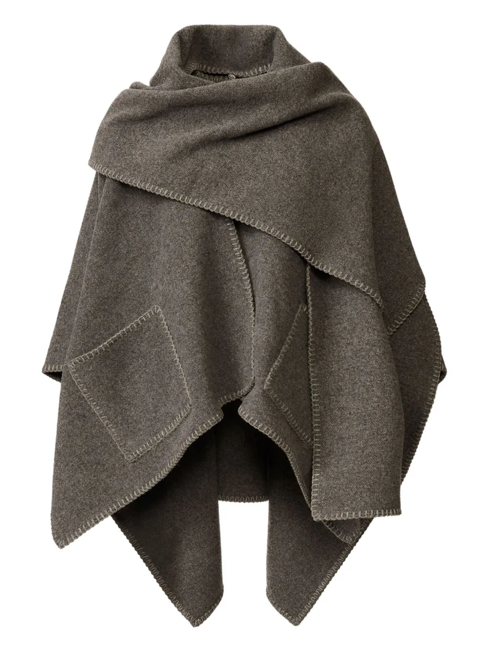 Шерстяная накидка с карманами Fabiana Filippi, серый
Шерстяная накидка с карманами Fabiana Filippi, серый