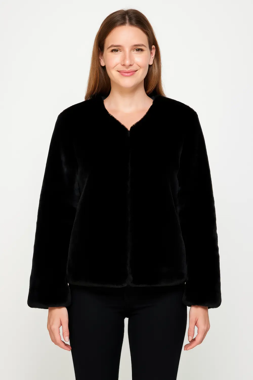 Накидка с отделкой из искусственного меха TRUEDAMES, черный
Накидка с отделкой из искусственного меха TRUEDAMES, черный