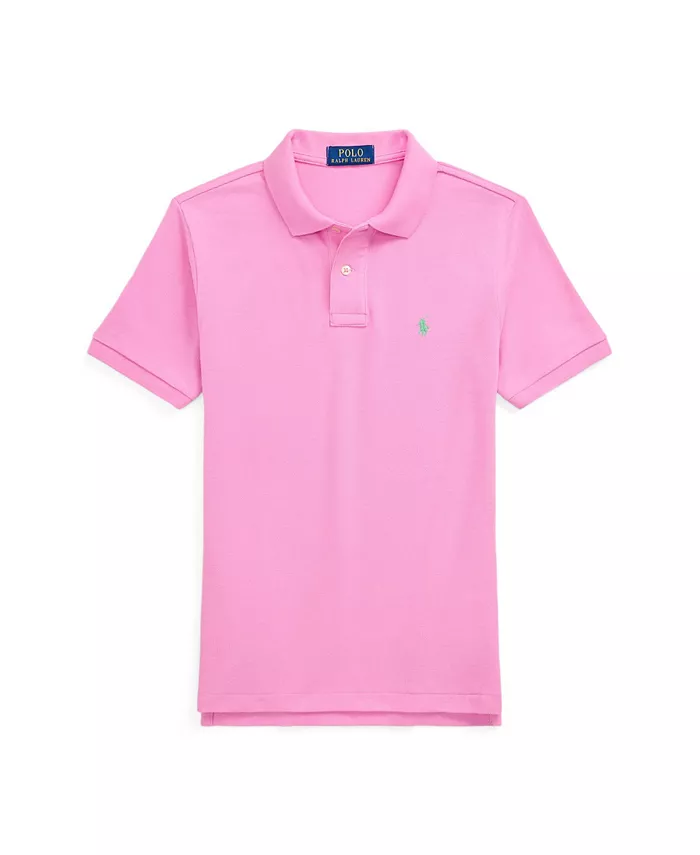 Классическая хлопковая поло-рубашка с сетчатой тканью для мальчиков старшего возраста Polo Ralph Lauren, розовый
Классическая хлопковая поло-рубашка с сетчатой тканью для мальчиков старшего возраста Polo Ralph Lauren, розовый