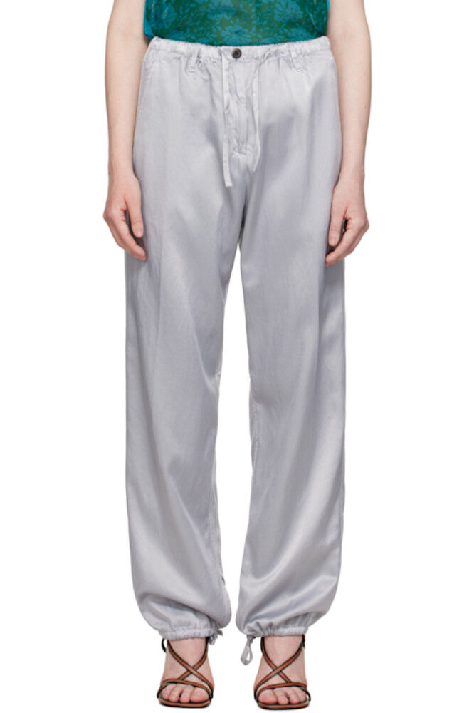 Серые брюки на завязках Dries Van Noten
Серые брюки на завязках Dries Van Noten