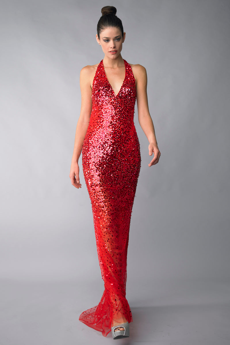 Вечернее платье с бретельками через шею, расшитое пайетками Basix Black Label, красный
Вечернее платье с бретельками через шею, расшитое пайетками Basix Black Label, красный