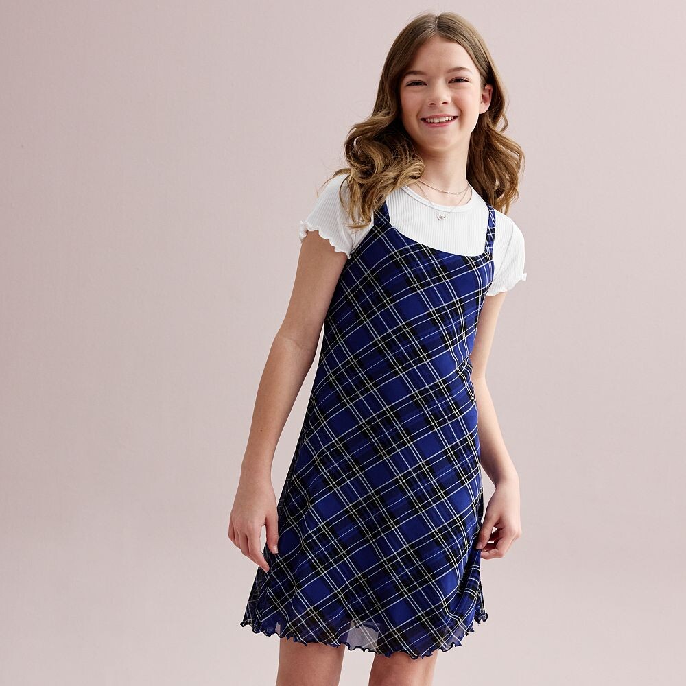 Комплект из 3 предметов Knit Works для девочек 7–16 лет: платье-комбинация из сетки Power, футболка с короткими рукавами и ожерелье, цвет Cobalt
Комплект из 3 предметов Knit Works для девочек 7–16 лет: платье-комбинация из сетки Power, футболка с короткими рукавами и ожерелье, цвет Cobalt