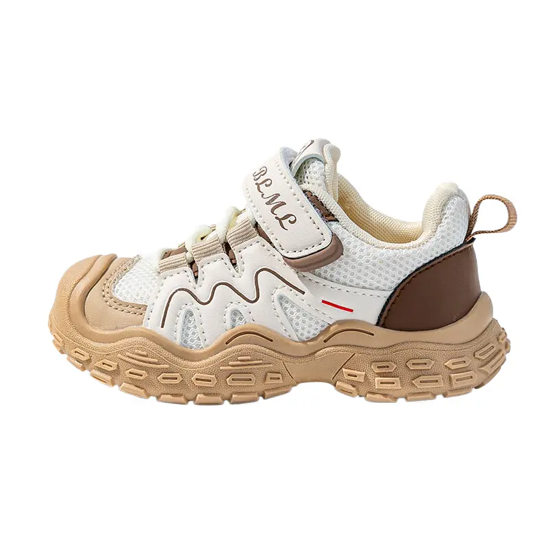 Износостойкие, дышащие, нескользящие, низкие детские туфли для младенцев и малышей Bradmiller, хаки 
Износостойкие, дышащие, нескользящие, низкие детские туфли для младенцев и малышей Bradmiller, хаки