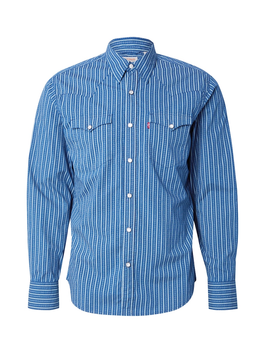Рубашка на пуговицах классического кроя LEVI'S Barstow Western Standard Shirt, синий
Рубашка на пуговицах классического кроя LEVI'S Barstow Western Standard Shirt, синий