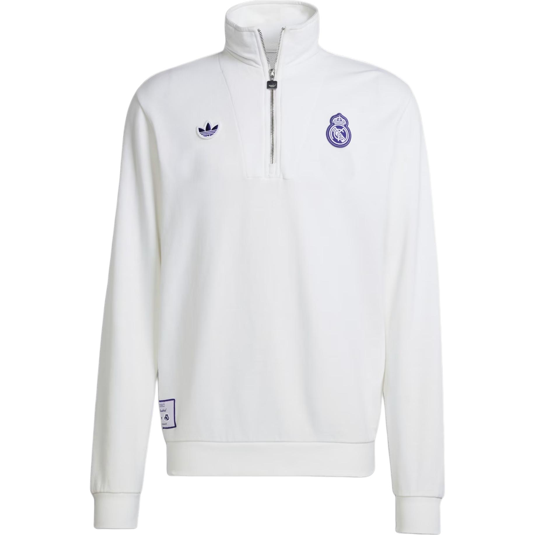 Топ с полузастежкой Real Madrid Terrace Icons Adidas Originals, белый
Топ с полузастежкой Real Madrid Terrace Icons Adidas Originals, белый