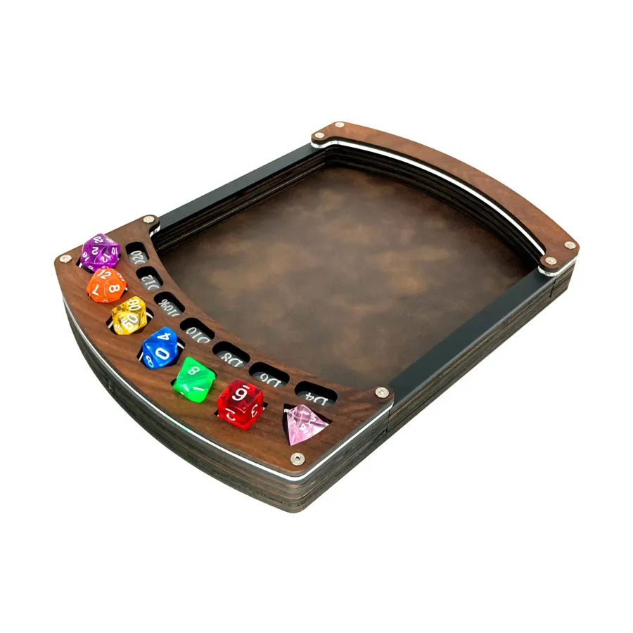 Лоток для кубиков со столешницей из натурального ореха - прозрачный с черным бархатом, Dice Trays (C4 Labs)
Лоток для кубиков со столешницей из натурального ореха - прозрачный с черным бархатом, Dice Trays (C4 Labs)