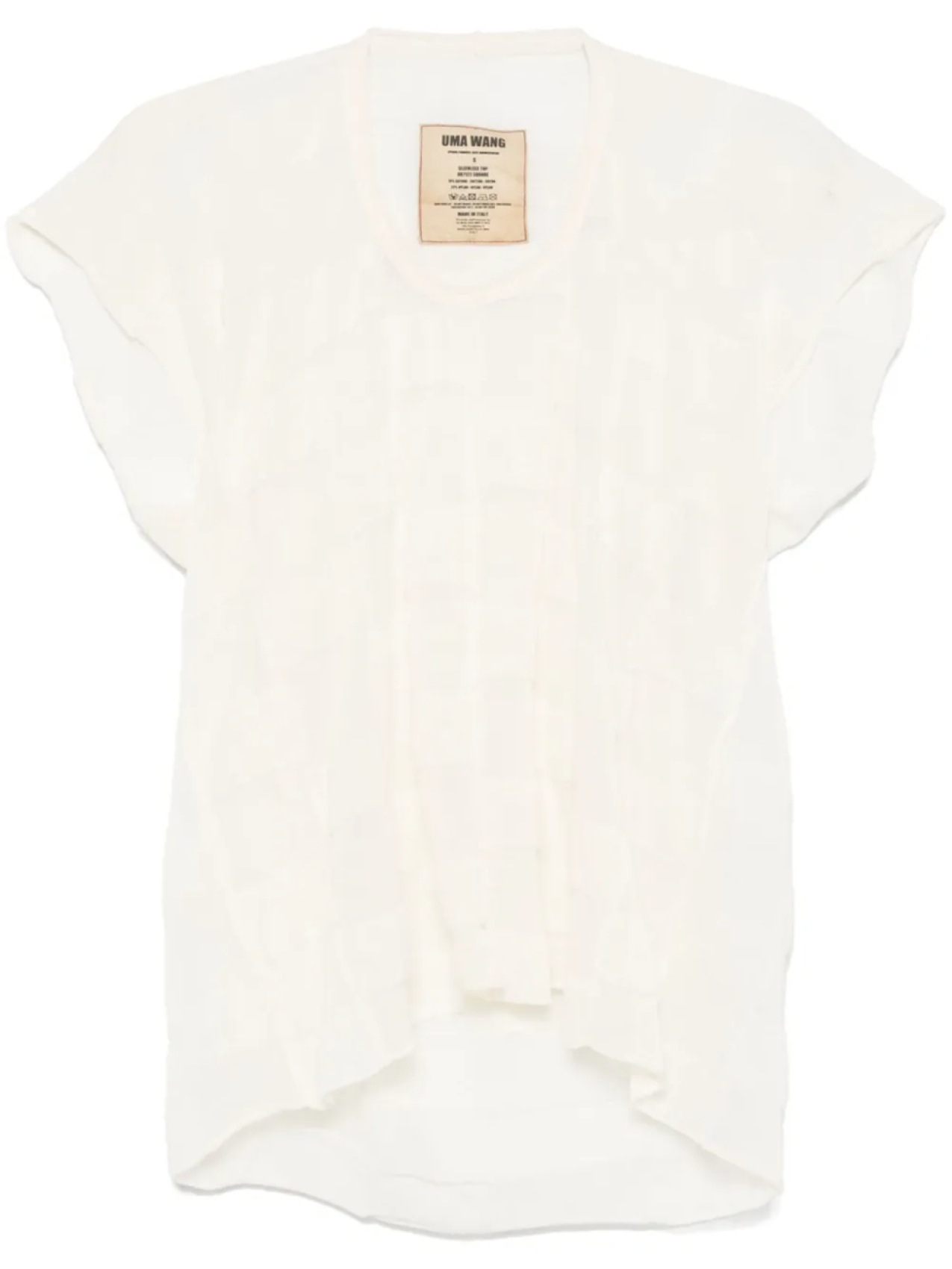 Топ без рукавов Uma Wang, белый
Топ без рукавов Uma Wang, белый