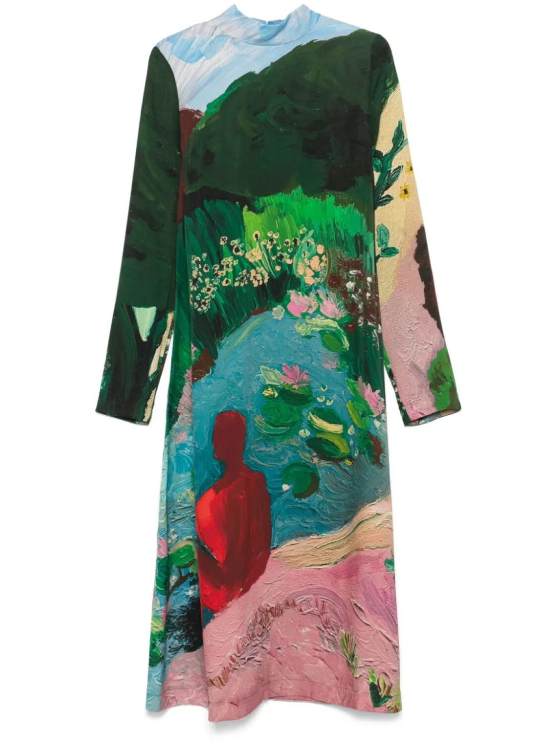 Stine Goya платье миди с длинными рукавами, зеленый
Stine Goya платье миди с длинными рукавами, зеленый