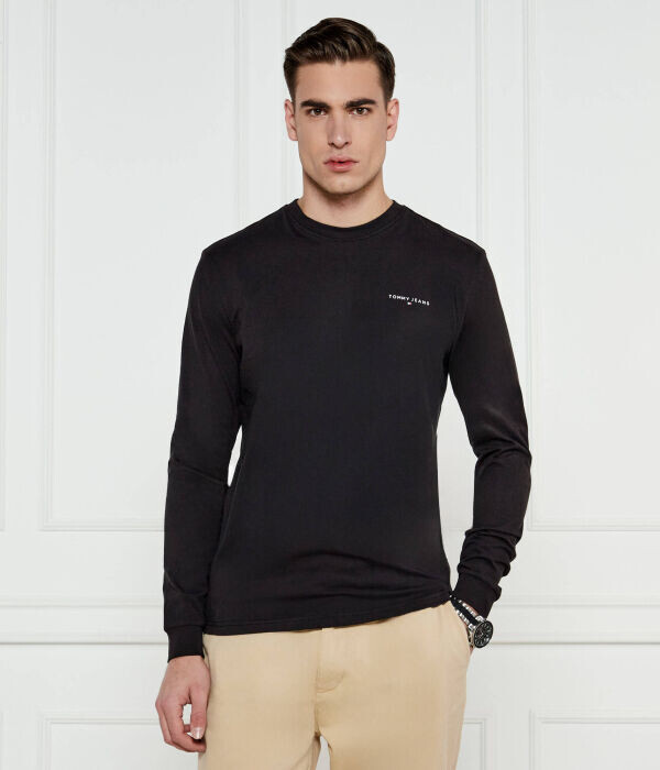 Лонгслив мужской Tommy Jeans хлопковый однотонный, черный
Лонгслив мужской Tommy Jeans хлопковый однотонный, черный