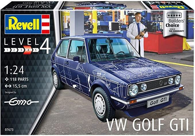 Revell, VW Golf GTI Builders Choice, комплект модели 
Revell, VW Golf GTI Builders Choice, комплект модели