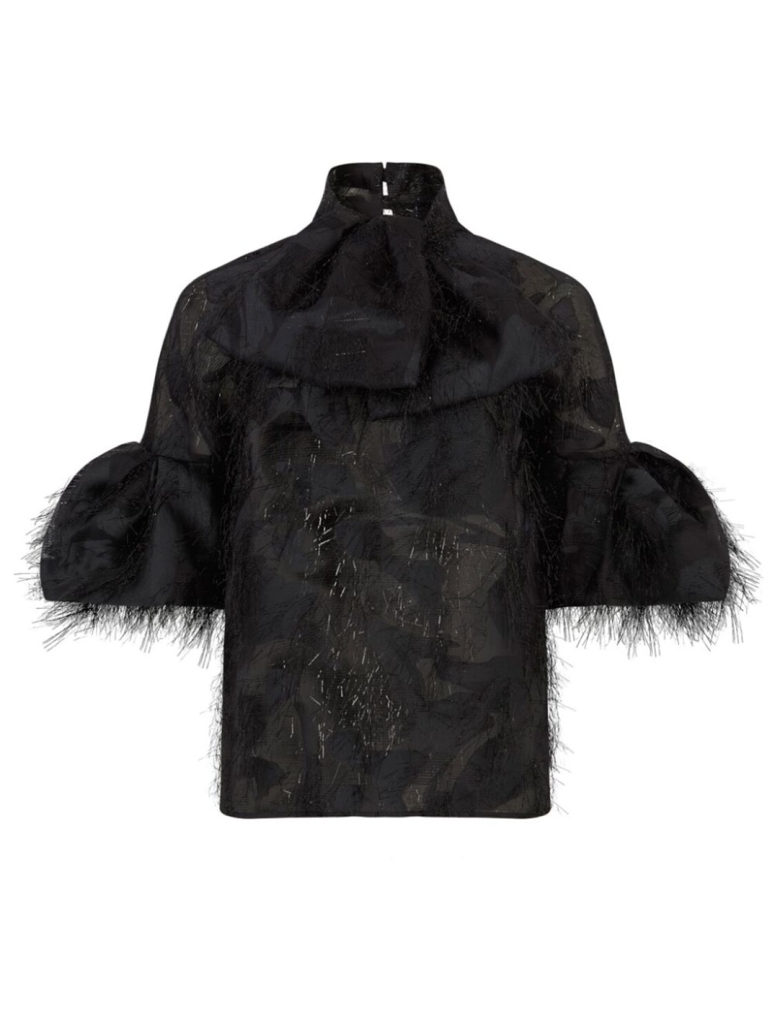 Nina Ricci блузка с объемными рукавами, черный
Nina Ricci блузка с объемными рукавами, черный