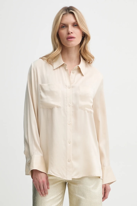 Шелковая рубашка Gestuz, бежевый
Шелковая рубашка Gestuz, бежевый