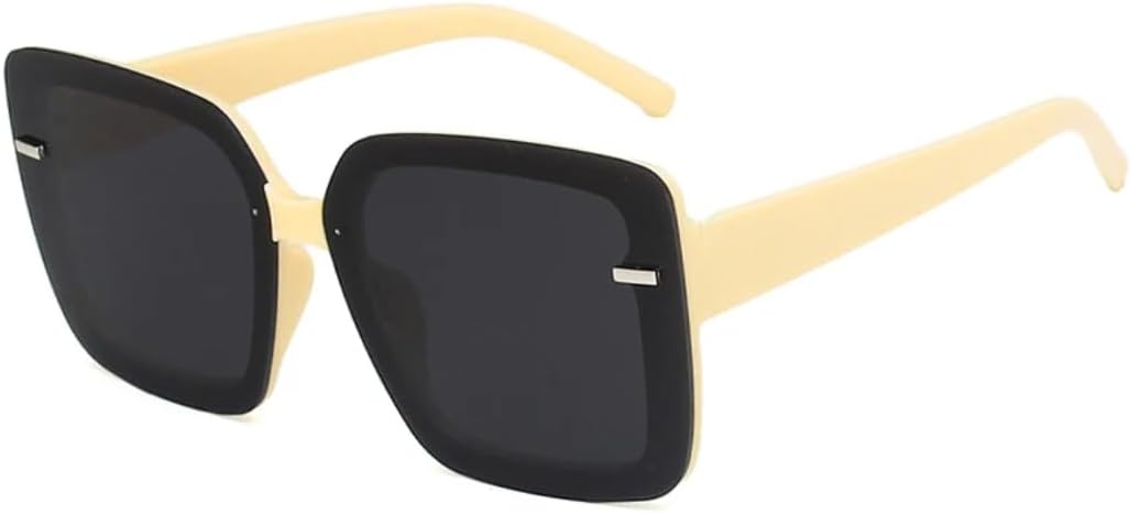 Солнцезащитные очки с защитой UV400 | Легкая оправа с заклепками | Цветные линзы | Для женщин и мужчин | Для занятий спортом на открытом воздухе и вождения DSVIGF, Beige Gray
Солнцезащитные очки с защитой UV400 | Легкая оправа с заклепками | Цветные линзы | Для женщин и мужчин | Для занятий спортом на открытом воздухе и вождения DSVIGF, Beige Gray