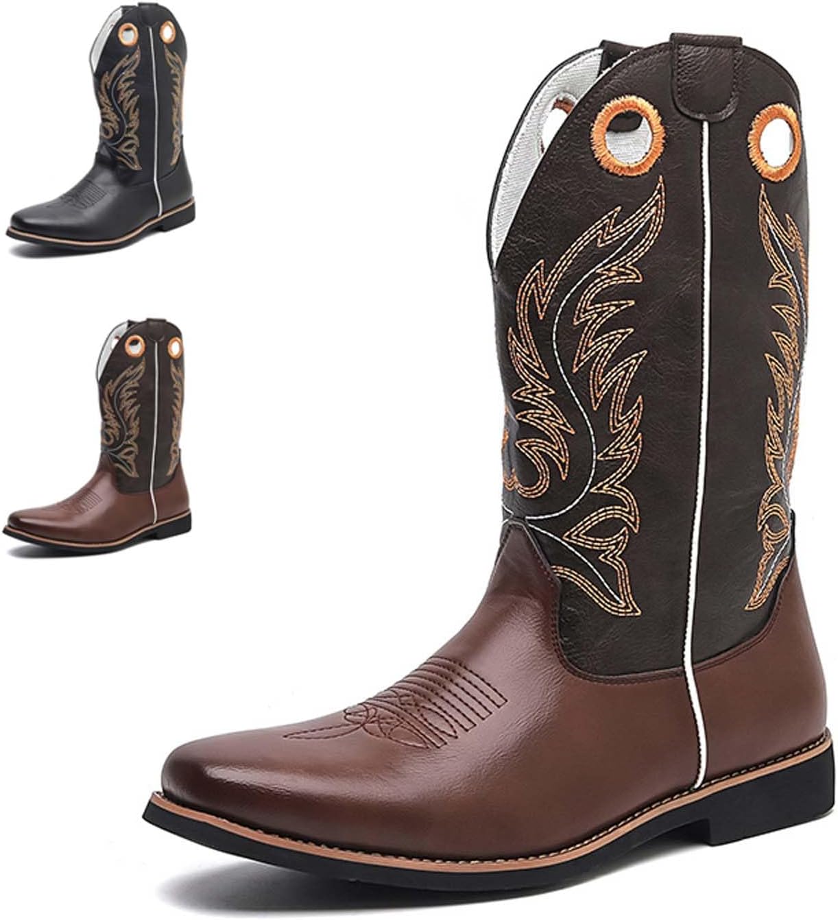 Мужские ковбойские сапоги с вышивкой, запрессованные сапоги в западном стиле, противоскользящие, для повседневной носки и мероприятий в стиле кантри Generic, коричневый
Мужские ковбойские сапоги с вышивкой, запрессованные сапоги в западном стиле, противоскользящие, для повседневной носки и мероприятий в стиле кантри Generic, коричневый