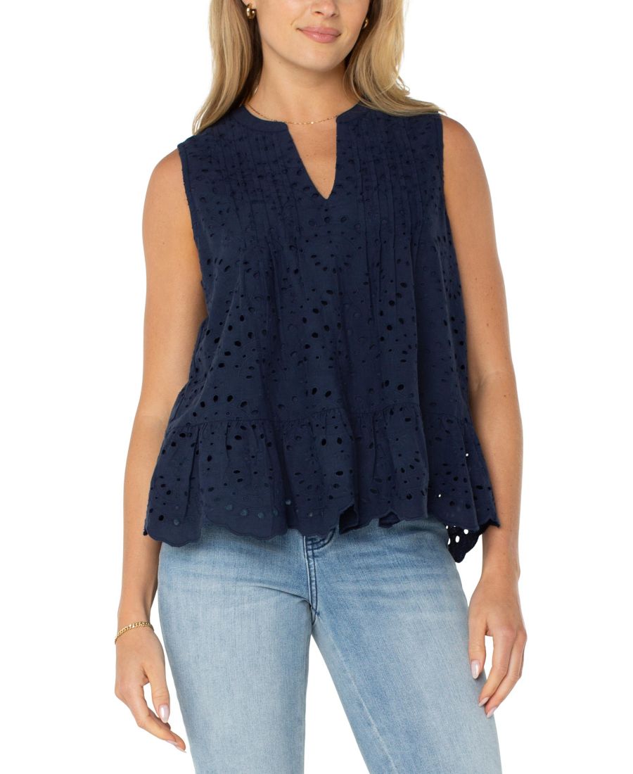 Женский топ без рукавов с перфорацией Liverpool Los Angeles, Navy
Женский топ без рукавов с перфорацией Liverpool Los Angeles, Navy