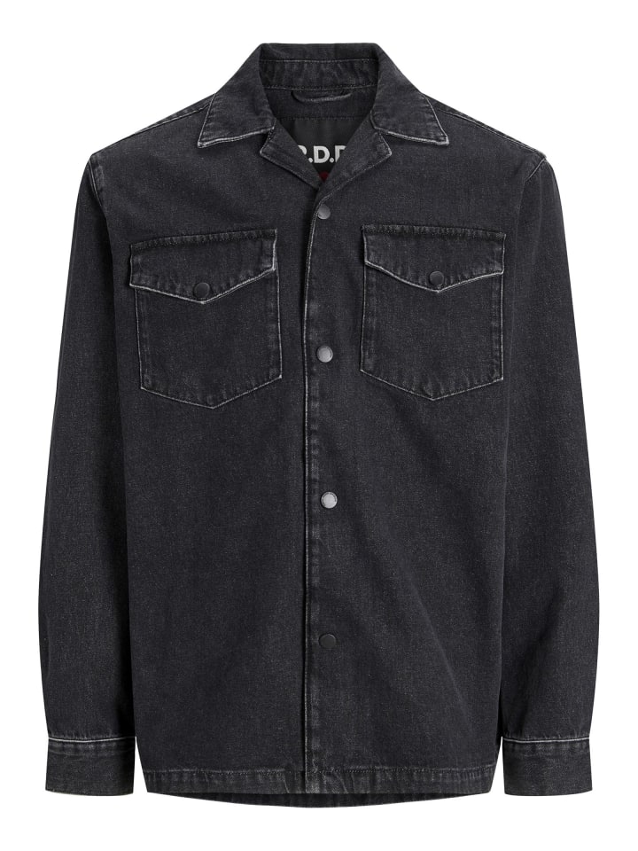 Джинсовая рубашка из черного денима Jack & Jones
Джинсовая рубашка из черного денима Jack & Jones