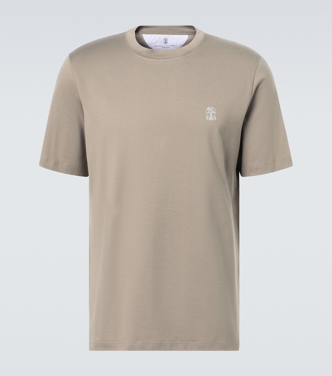 Футболка из хлопкового джерси с логотипом Brunello Cucinelli, Cee40
Футболка из хлопкового джерси с логотипом Brunello Cucinelli, Cee40