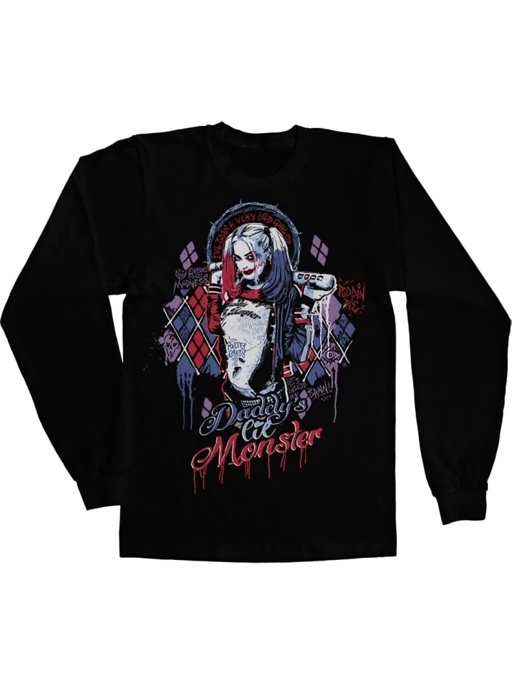 Рубашка с длинным рукавом DC Commics Harley Quinn, черный
Рубашка с длинным рукавом DC Commics Harley Quinn, черный