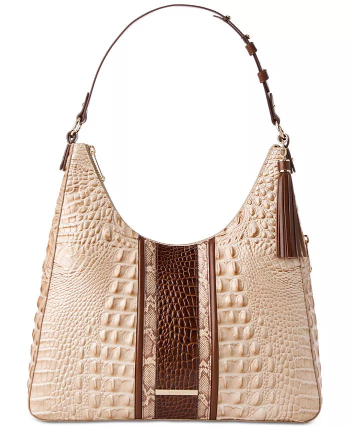 Кожаная сумка через плечо Tabitha Ambrose Brahmin, розовый 
Кожаная сумка через плечо Tabitha Ambrose Brahmin, розовый