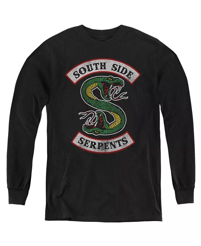 Толстовка с длинным рукавом South Side Serpent для мальчиков и подростков Riverdale, черный
Толстовка с длинным рукавом South Side Serpent для мальчиков и подростков Riverdale, черный