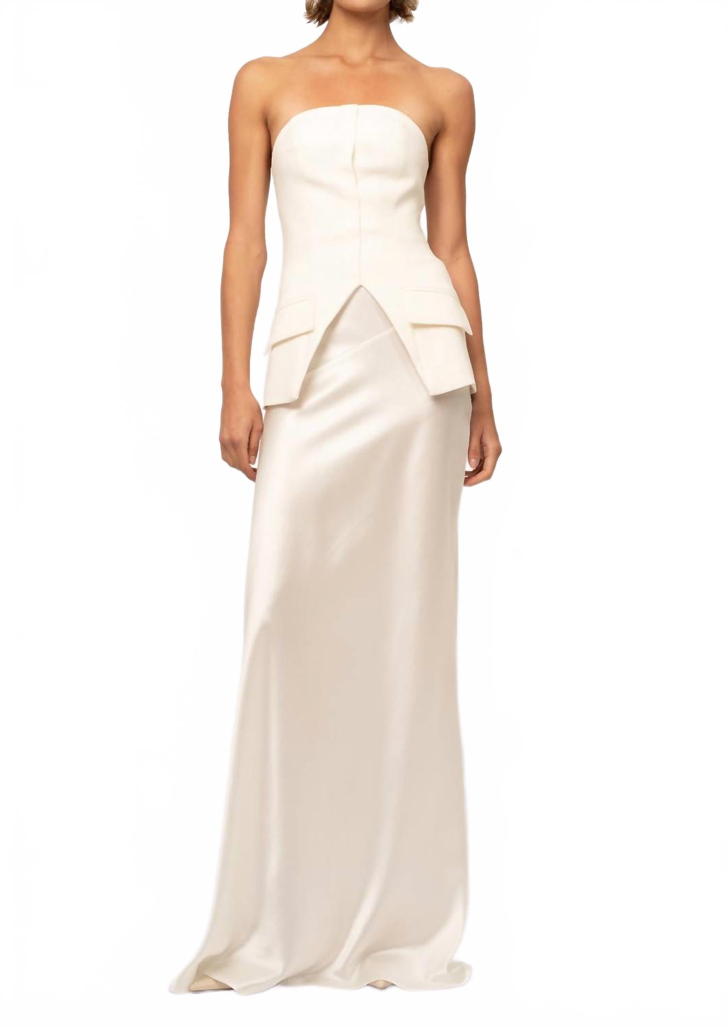 Петра топ без бретелей в зимнем белом NONCHALANTLABEL
Петра топ без бретелей в зимнем белом NONCHALANTLABEL