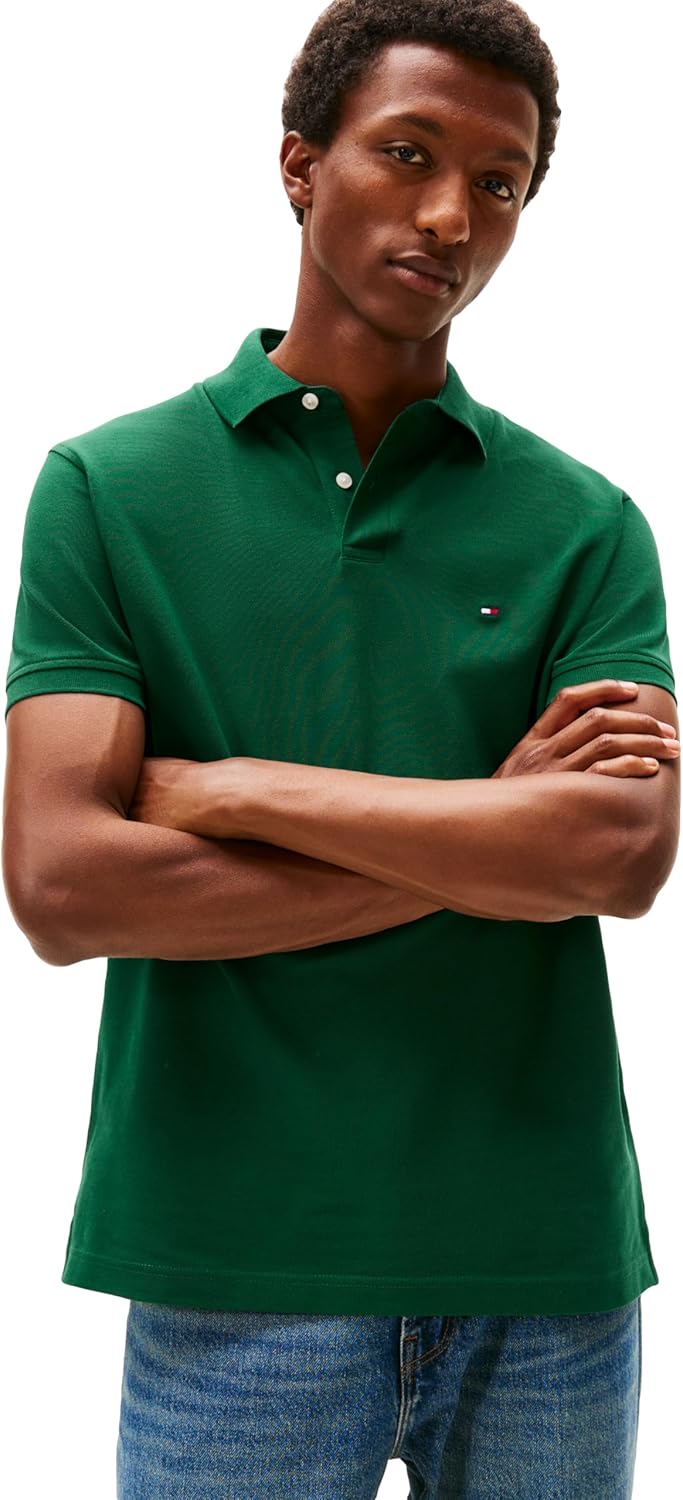 Мужские рубашки поло с короткими рукавами Tommy Hilfiger классического кроя из эластичного органического хлопка пике, Ornamental Green, Зеленый, Мужские рубашки поло с короткими рукавами Tommy Hilfiger классического кроя из эластичного органического хлопк
Мужские рубашки поло с короткими рукавами Tommy Hilfiger классического кроя из эластичного органического хлопка пике, Ornamental Green, Зеленый, Мужские рубашки поло с короткими рукавами Tommy Hilfiger классического кроя из эластичного органического хлопк