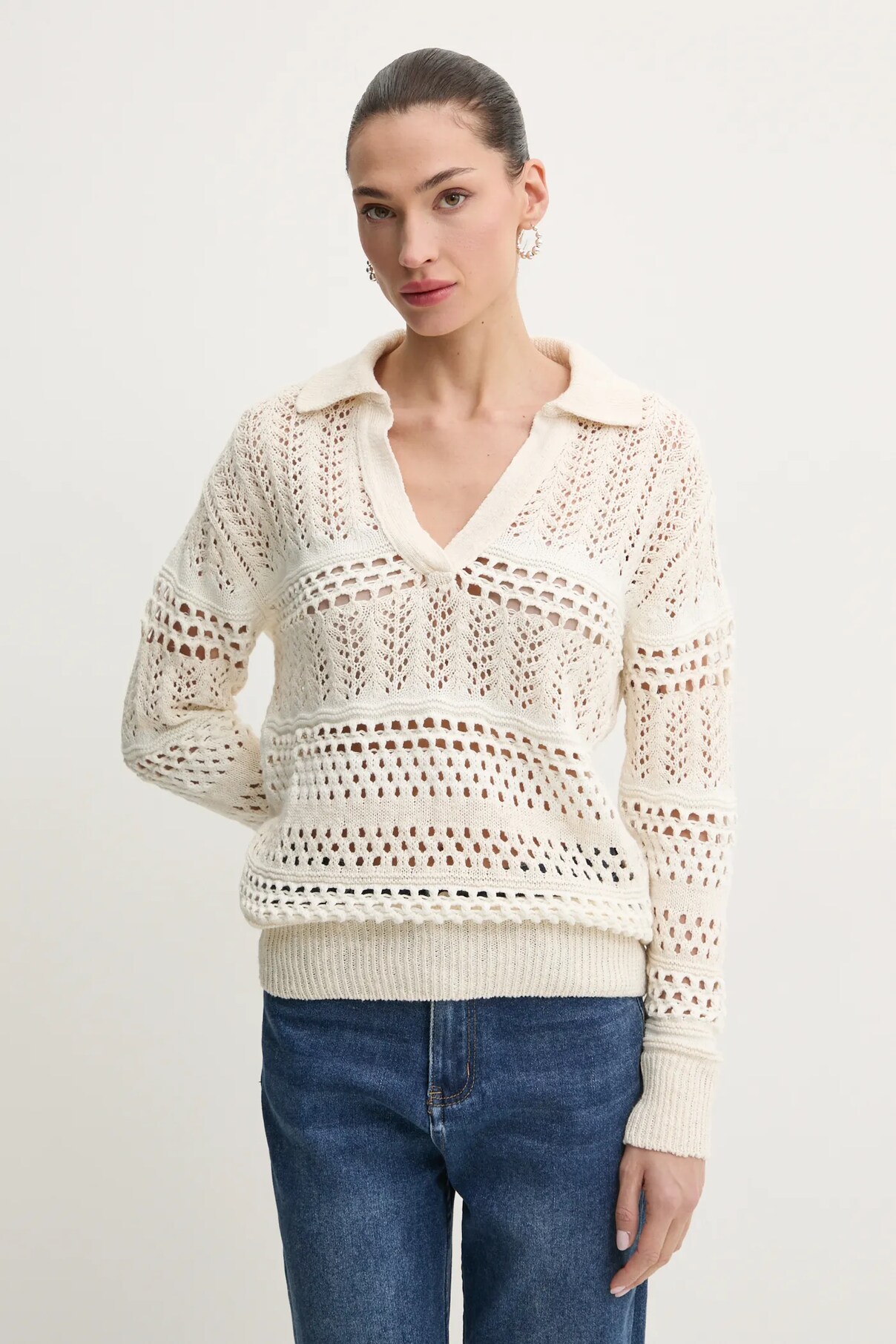 Льняной свитер Pinko, бежевый
Льняной свитер Pinko, бежевый