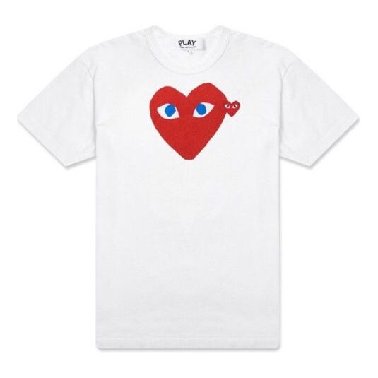 Футболка blue eyes red heart t-shirt 'white' Comme Des Garcons Play, белый
Футболка blue eyes red heart t-shirt 'white' Comme Des Garcons Play, белый